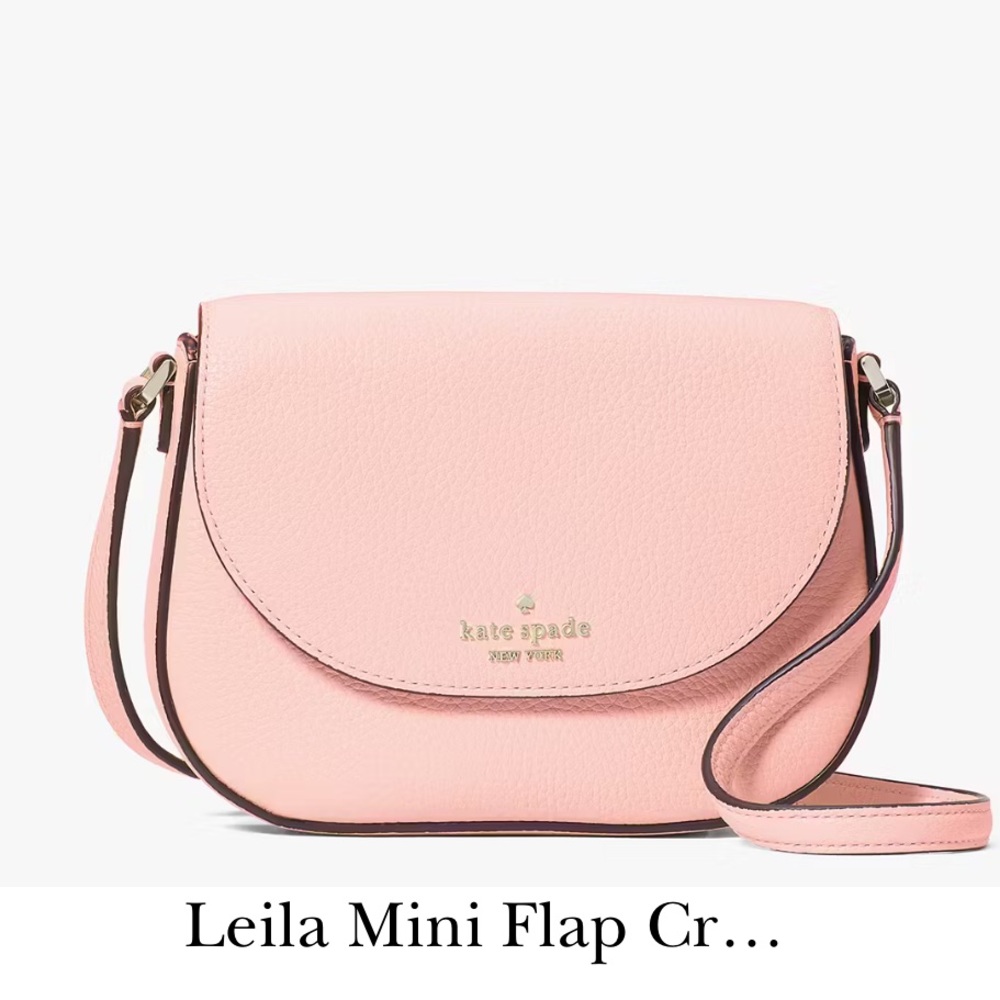 Kate Spade Leila Flap Crossbody Pink